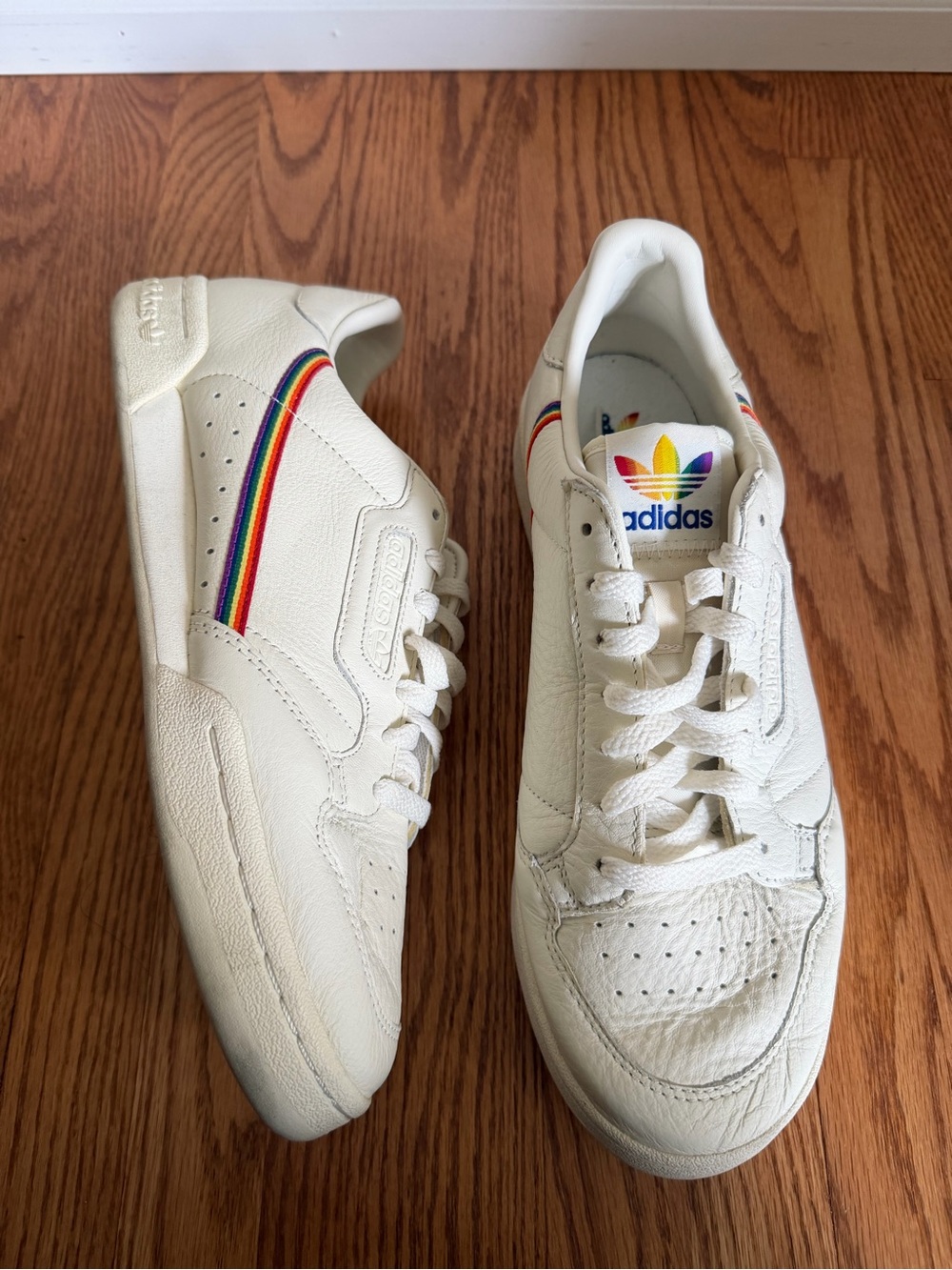 adidas Low-Top Sneakers with Rainbow Stripe